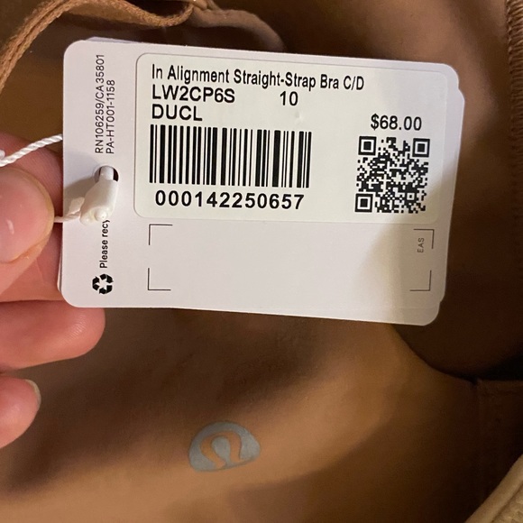 NWT Lululemon In Alignment Sports Bra Light Support C/D Cup Bundle (3 Bras) - Picture 7 of 8